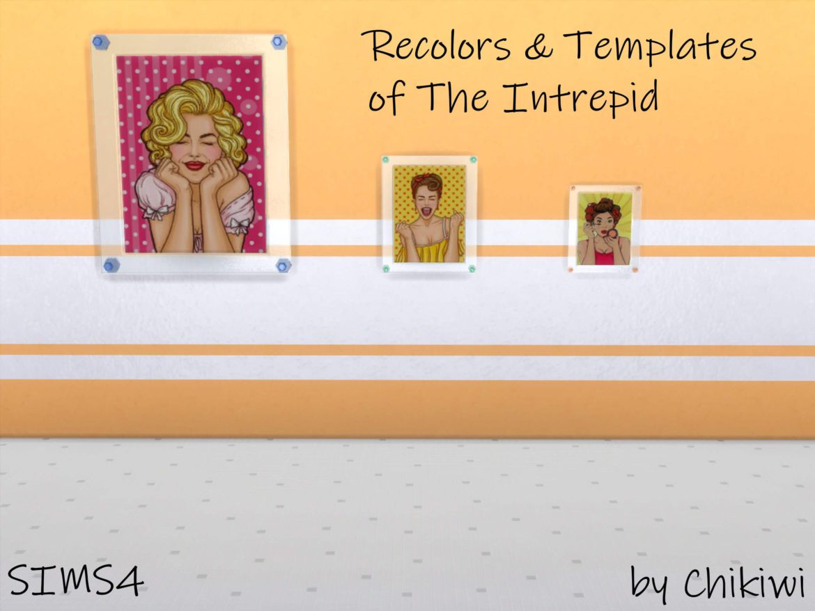 Sims 4 Picture Frame Recolors and Templates