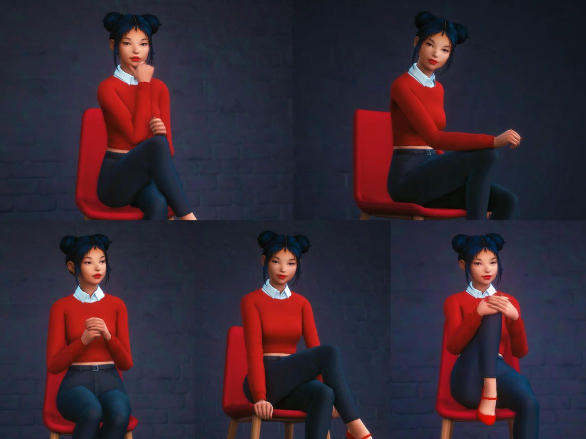 Sims 4 Pose Pack 38 at Katverse