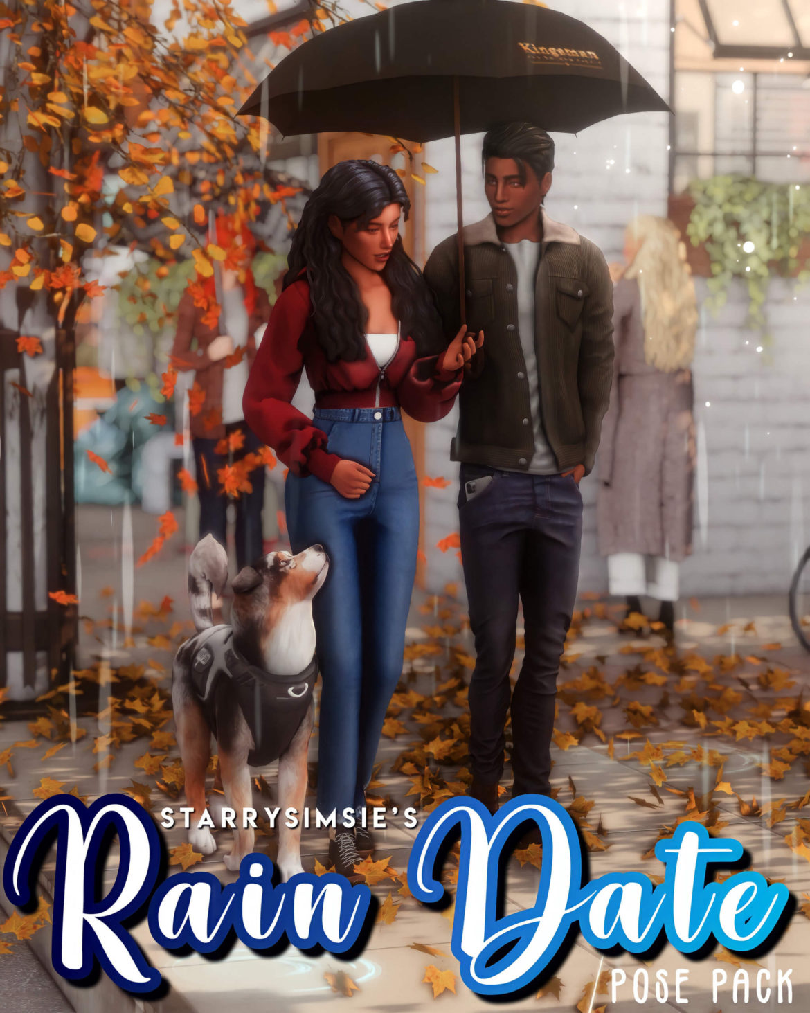 Sims 4 Rain Date – Pose Pack