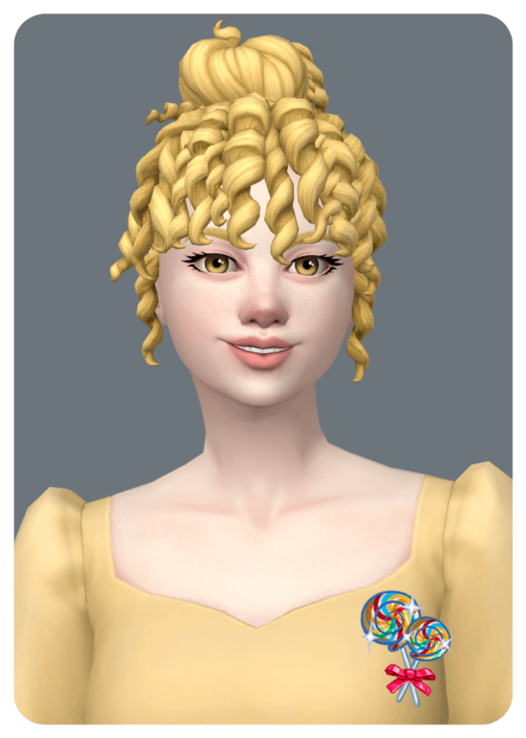 Sims 4 ravensims feyre hair recolours requires mesh