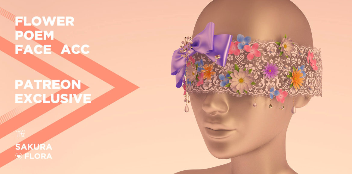 Sims 4 sakuraflora flower poemface accfm female