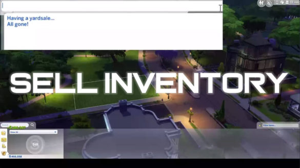 SELLS YOUR HOUSEHOLD INVENTORY WITH ONE COMMAND