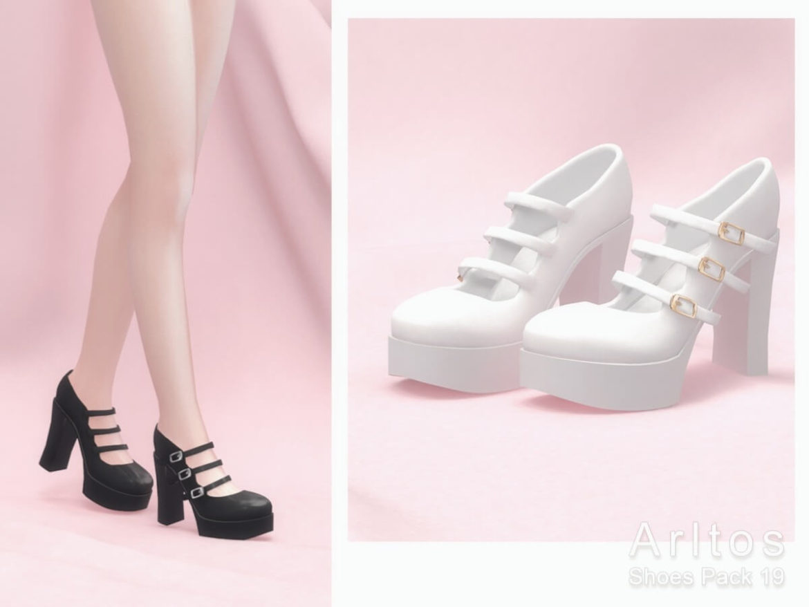 Sims 4 Shoes pack 19 at Arltos