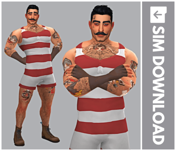 Sims 4 sim download samson strong