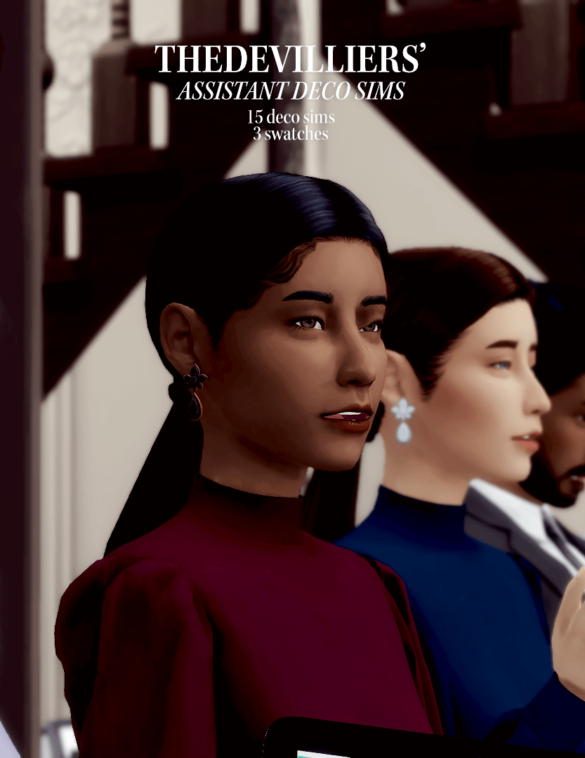 Sims 4 thedevilliers assistant deco sims assistant