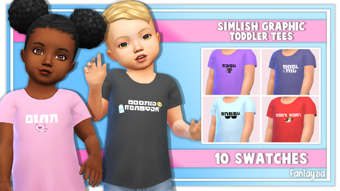 Sims 4 toddler simlish graphic tee i decided to create