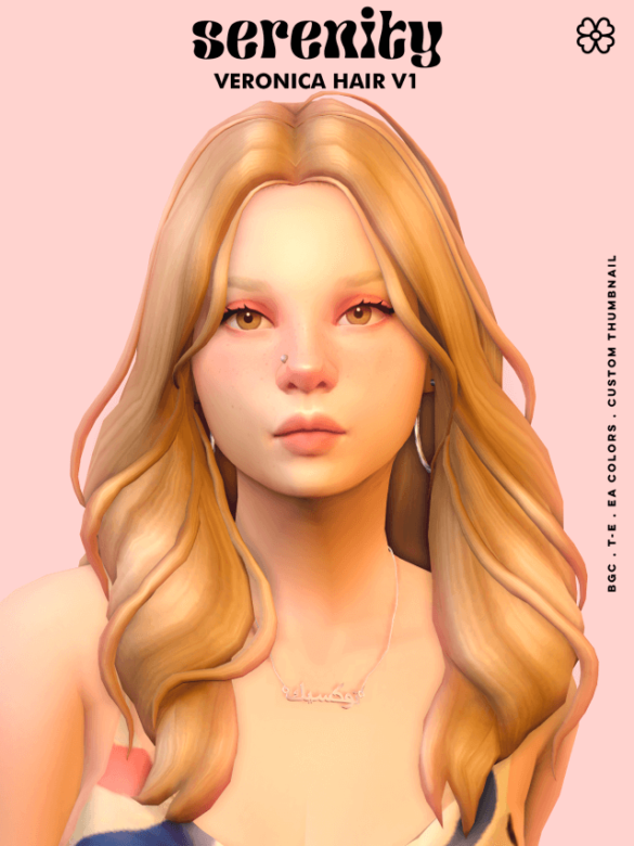 Sims 4 tumblr 50k followers gift veronica hair