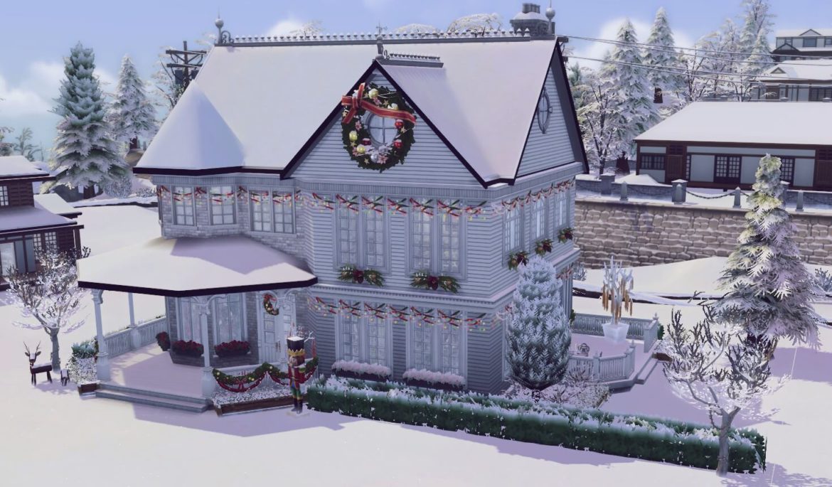 Sims 4 Victorian Christmas Home