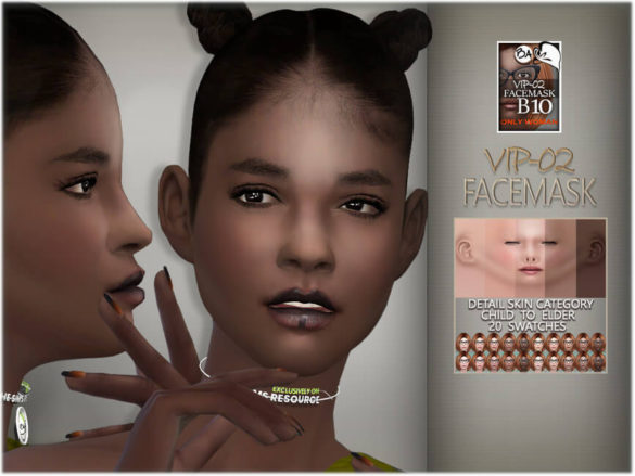 Sims 4 VIP-02 Facemask by BAkalia at TSR
