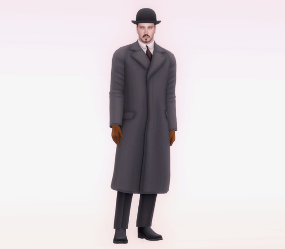 Sims 4 wip coat and hat