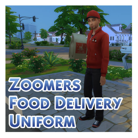 sims 4 zoomers food delivery uniform