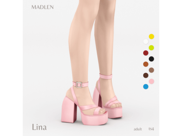 Sims 4 Lina Shoes by Madlen – The Sims 4