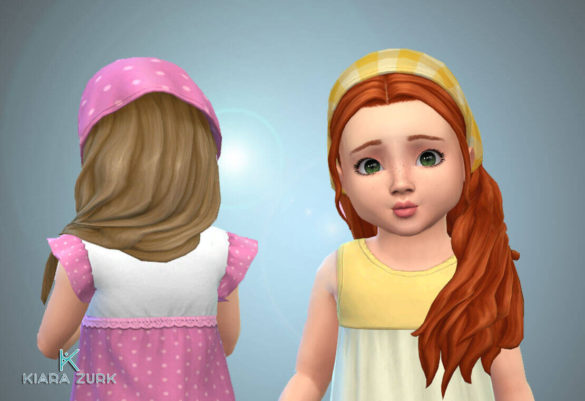 Long Side Bandana Hair for Toddlers at My Stuff Origin