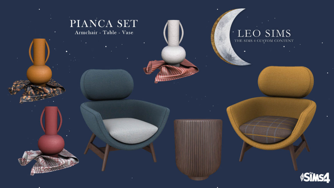 Sims 4 Pianca set at Leo Sims