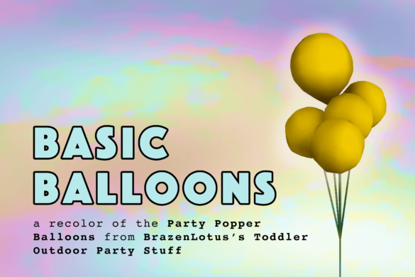 The Sims 4 basic balloons