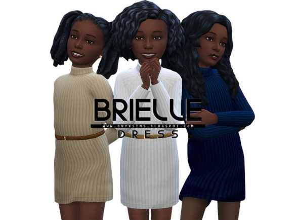 The Sims 4 Brielle Sweater Dress at Onyx Sims