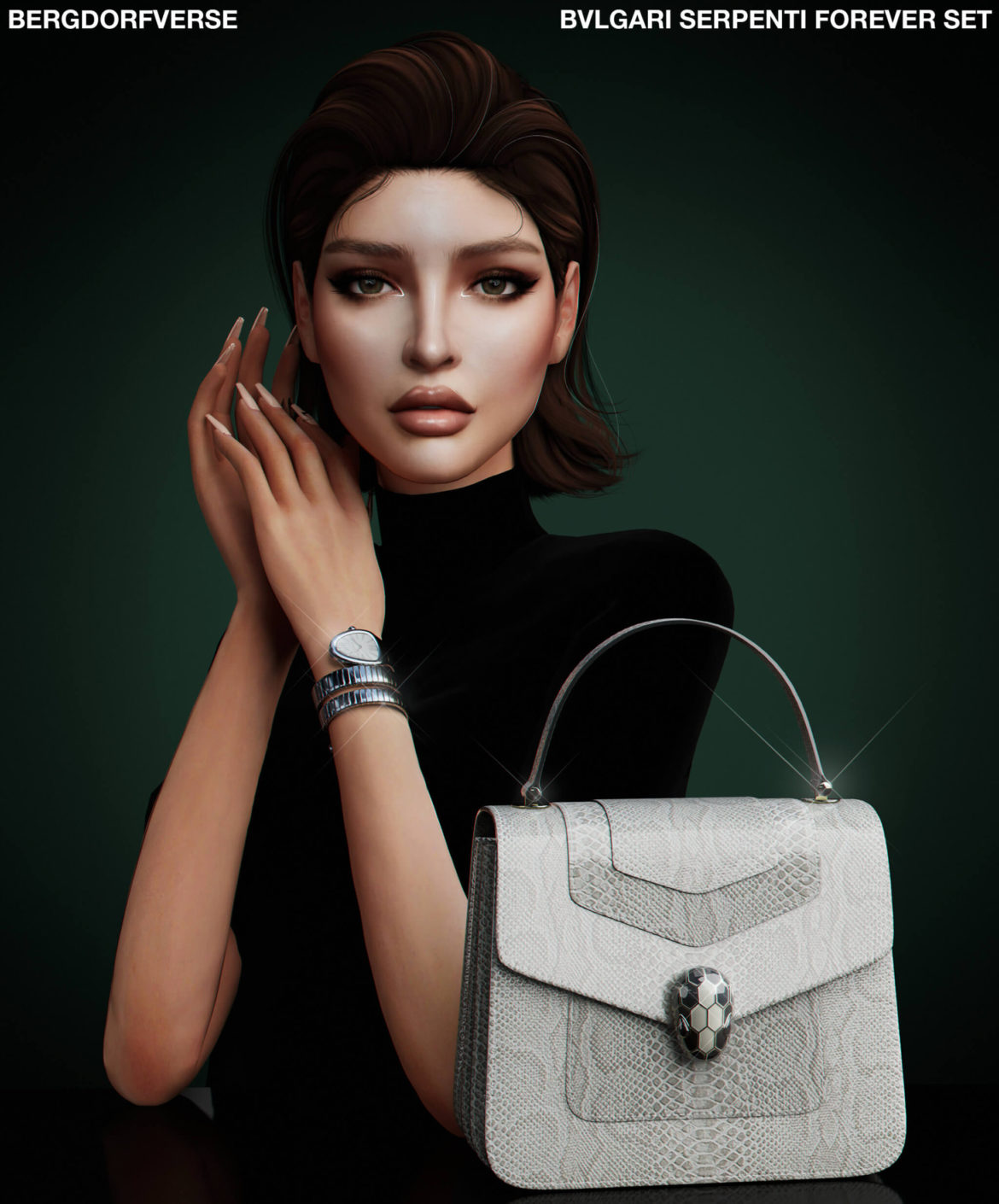 The Sims 4 bvlgari serpenti forever set