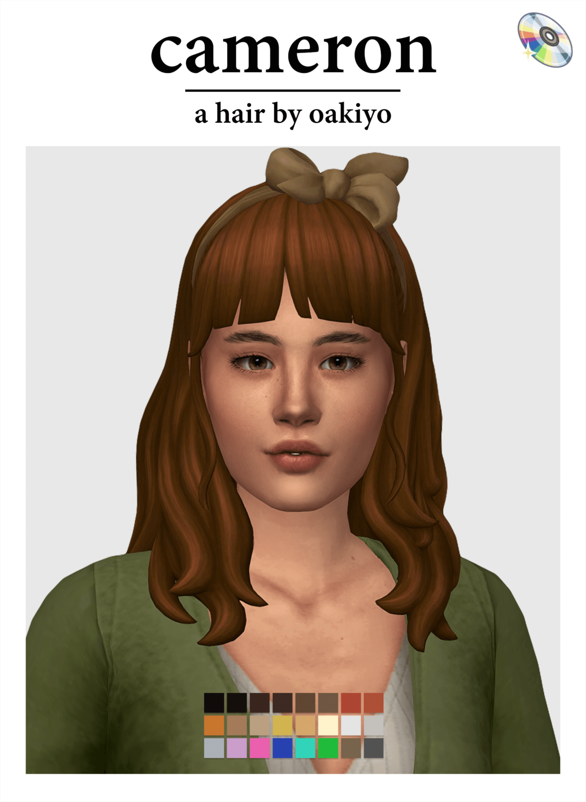 The Sims 4 cameron hair