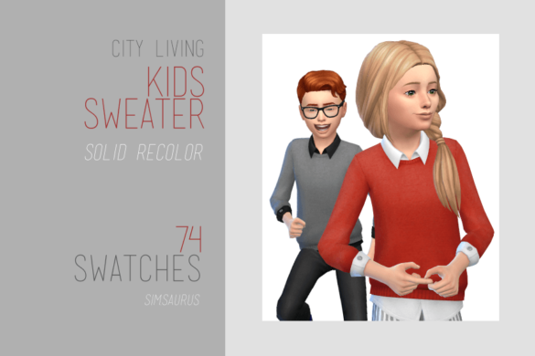 The Sims 4 city living kids sweater
