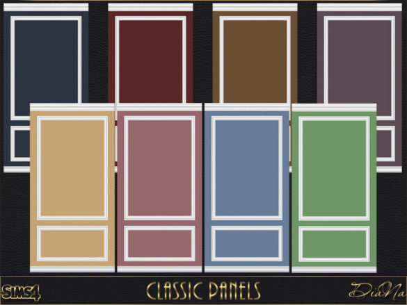 The Sims 4 CLASSIC PANELS at DiaNa Sims 4
