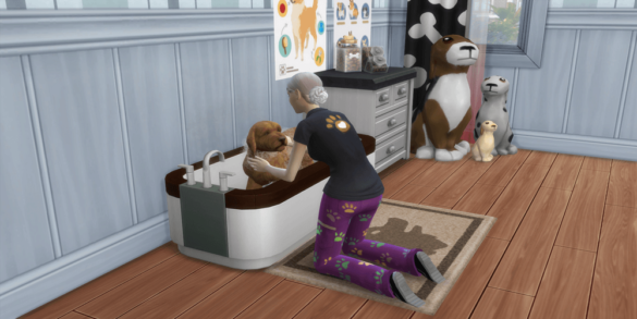 The Sims 4 Dog Groomer Career