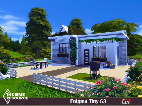The Sims 4 Enigma tiny house 63 by evi