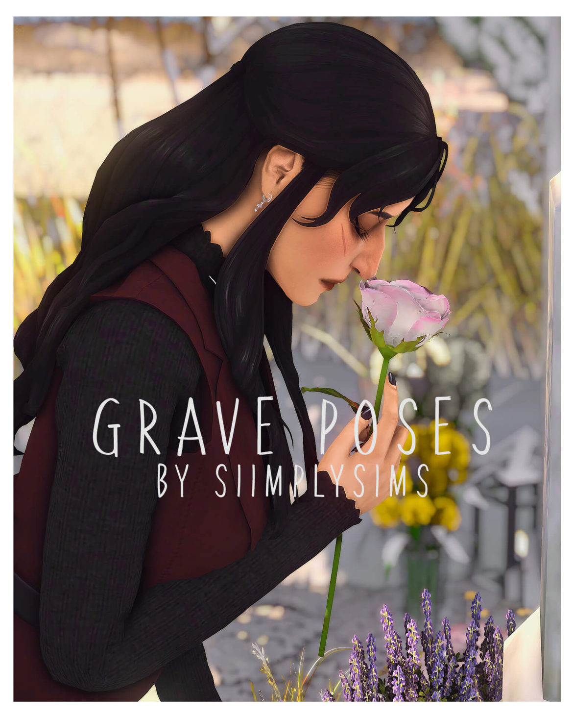 The Sims 4 grave poses by siimplysims