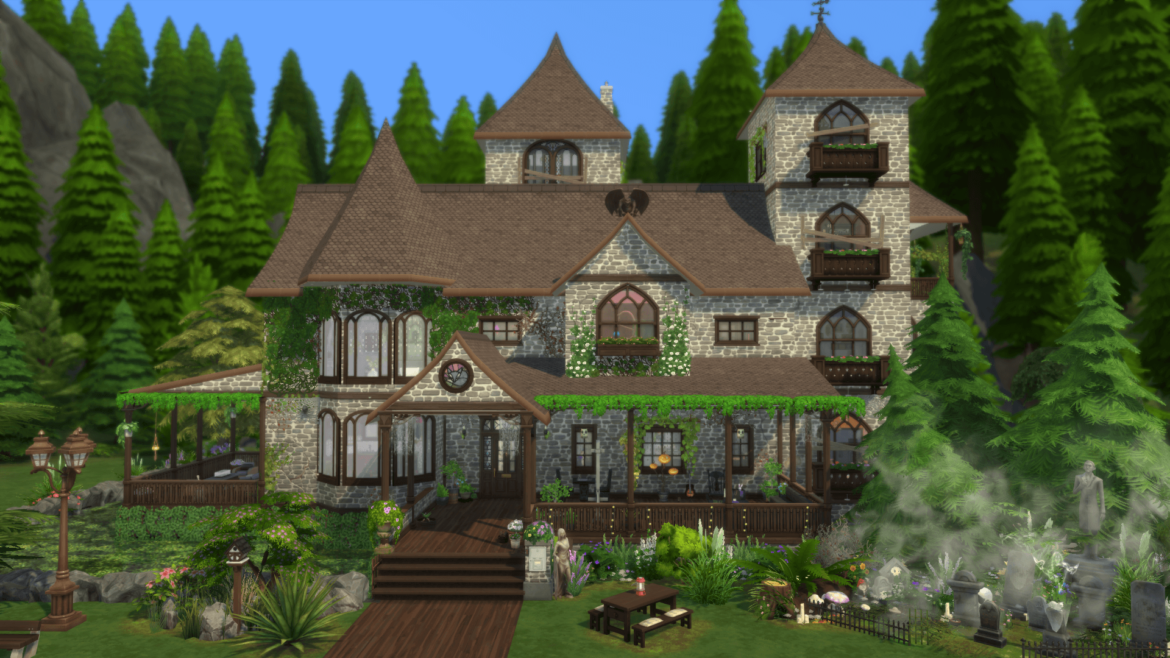 The Sims 4 Halliwell Residence – Haunted House (No CC)