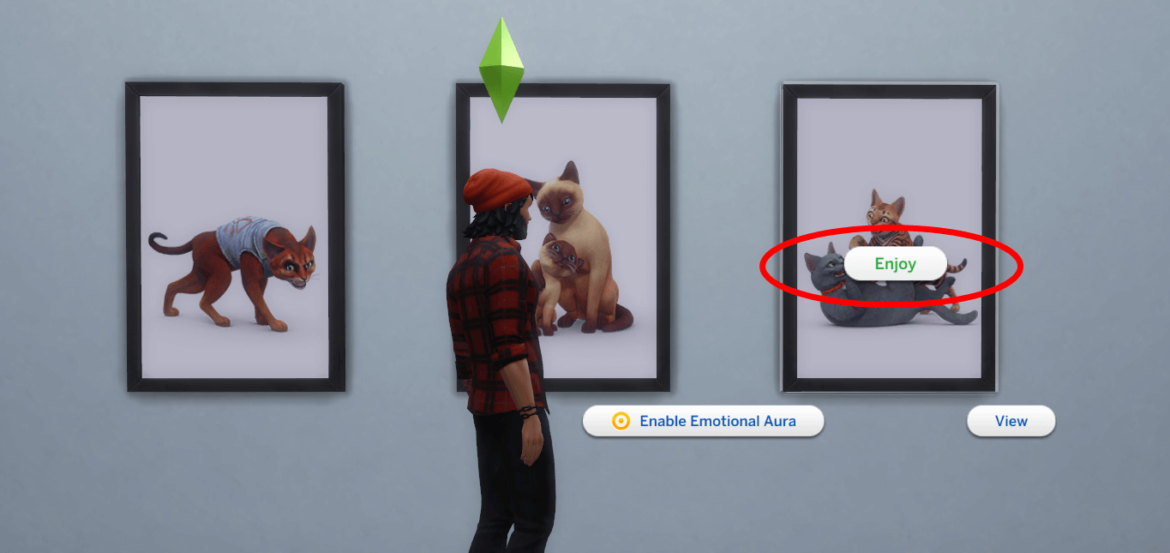 The Sims 4 Happy Framed Posters – Cats & Dogs