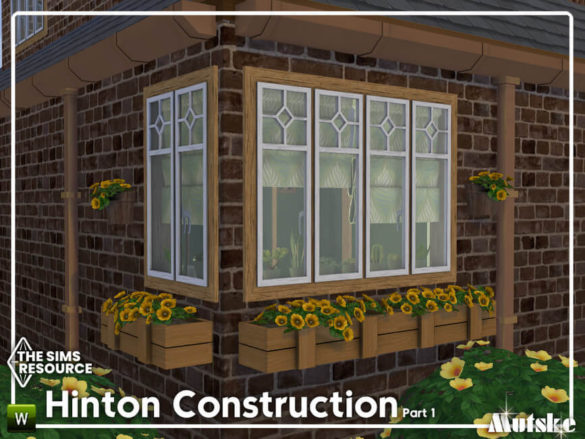 The Sims 4 Hinton Construction Set Part 1 by mutske