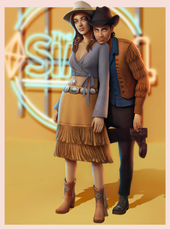 The Sims 4 joliebean x dallasgirl79 free spirit cc pack