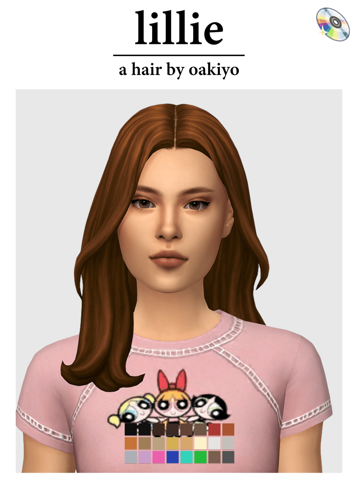 The Sims 4 lillie hair