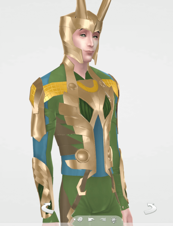 The Sims 4 LOKI – Ceremonial Armor from Thor (2011)
