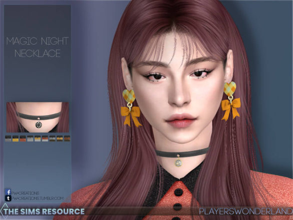 The Sims 4 Magic Night Necklace by PlayersWonderland
