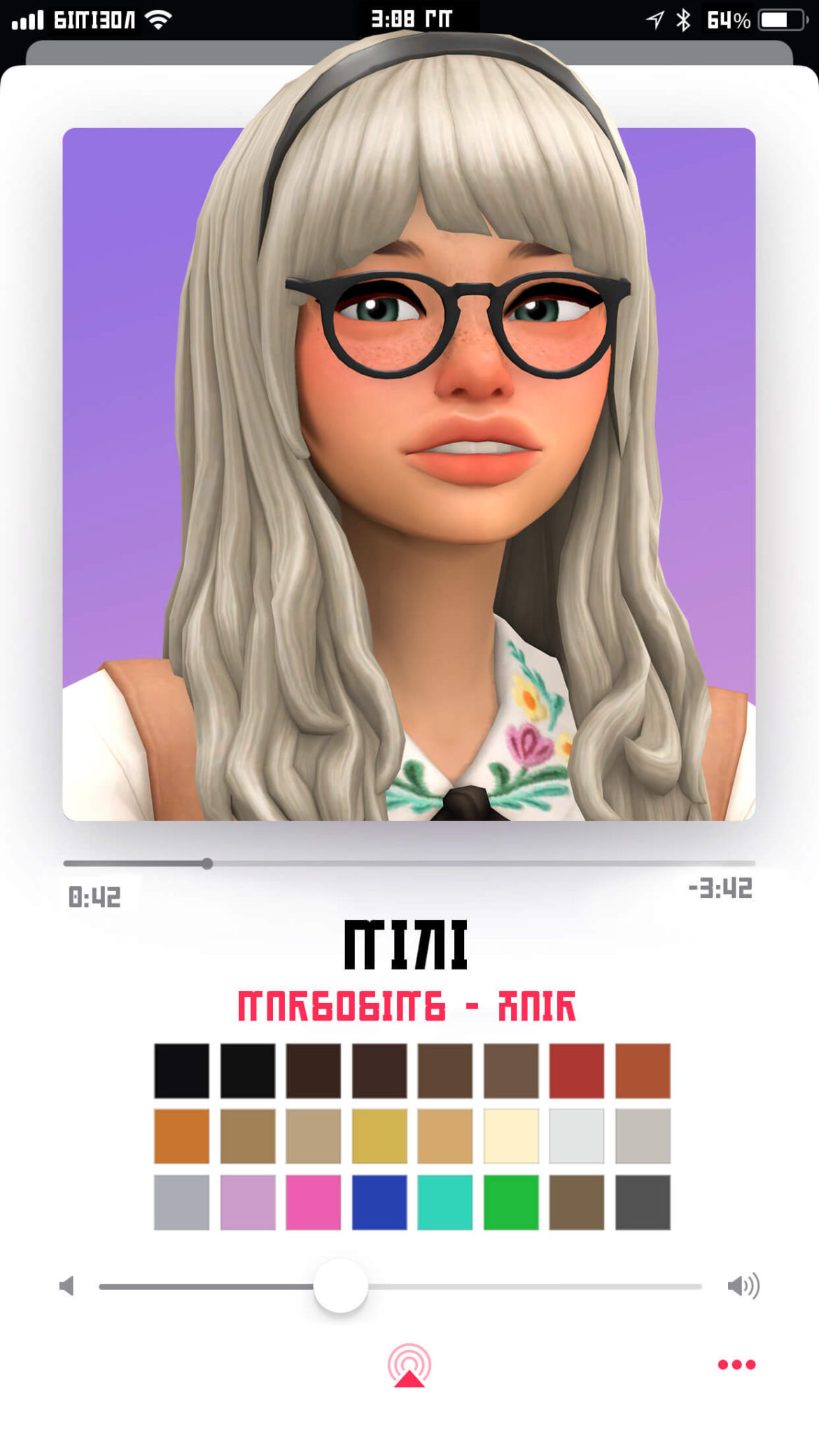 The Sims 4 miki hair