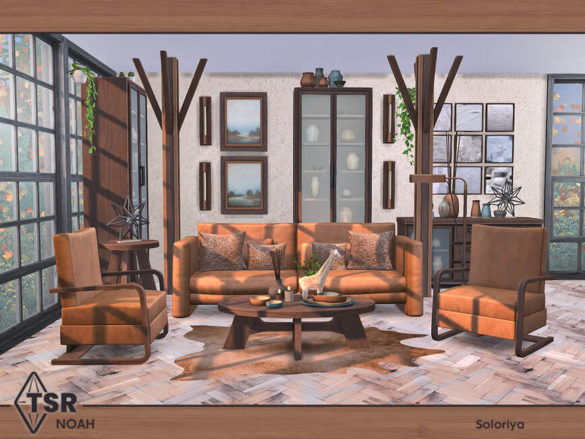 The Sims 4 Noah Living by soloriya