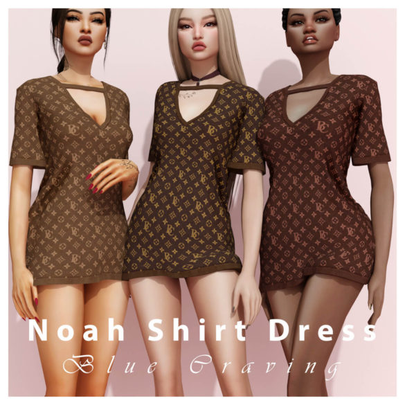 NOAH SHIRT DRESS & BRACELETS image at Blue Craving