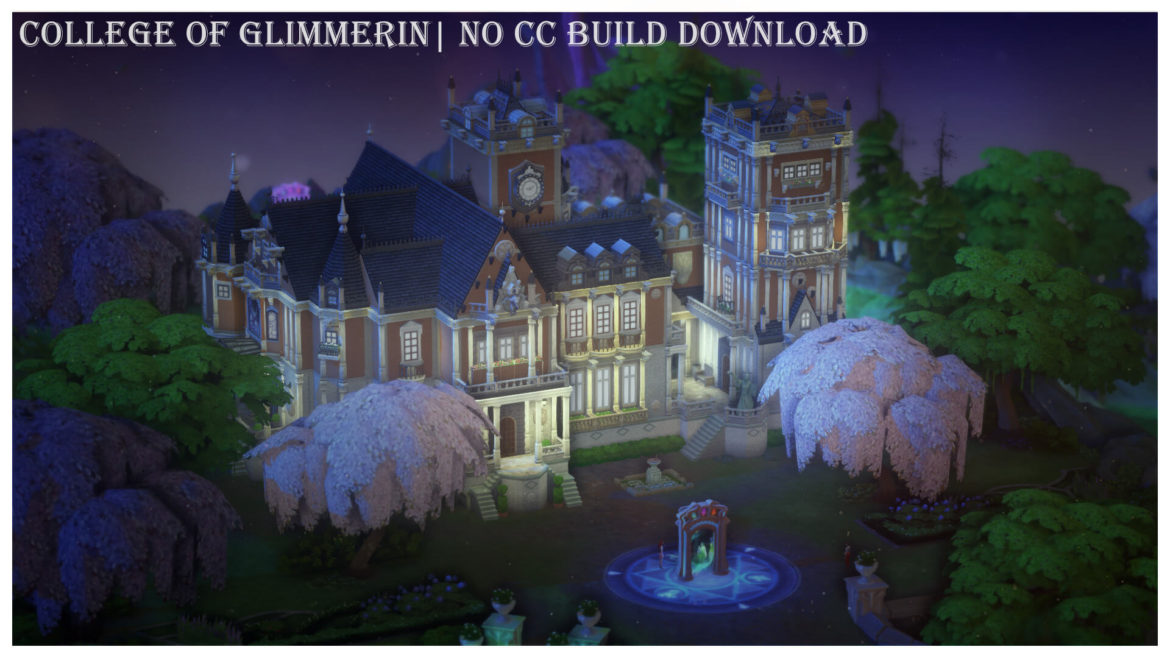 The Sims 4 nocturne vi glimmerin college boop no cc