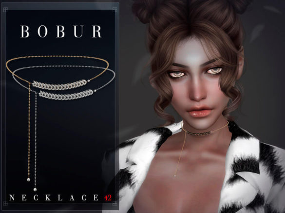 The Sims 4 Pearl Necklace by Bobur3
