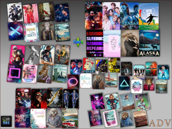 The Sims 4 Poster collections at Arte Della Vita