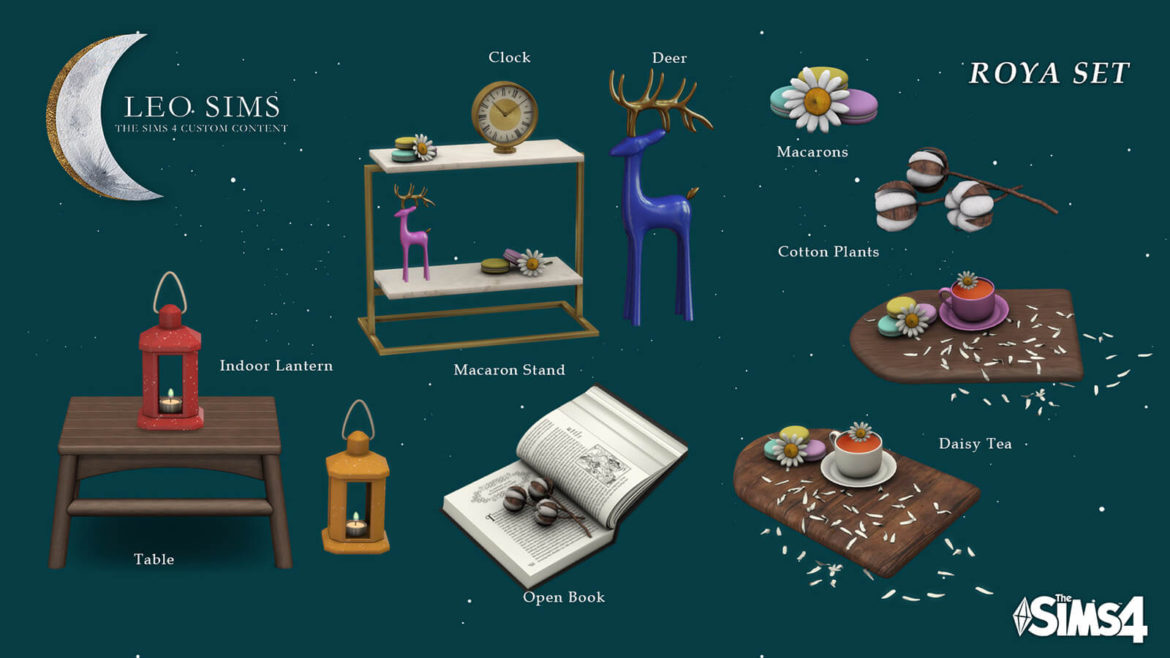 The Sims 4 Roya Set at Leo Sims