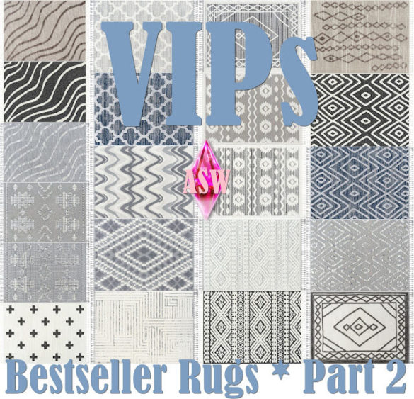The Sims 4 Rugs * Part 2 at Annett’s Sims 4 Welt