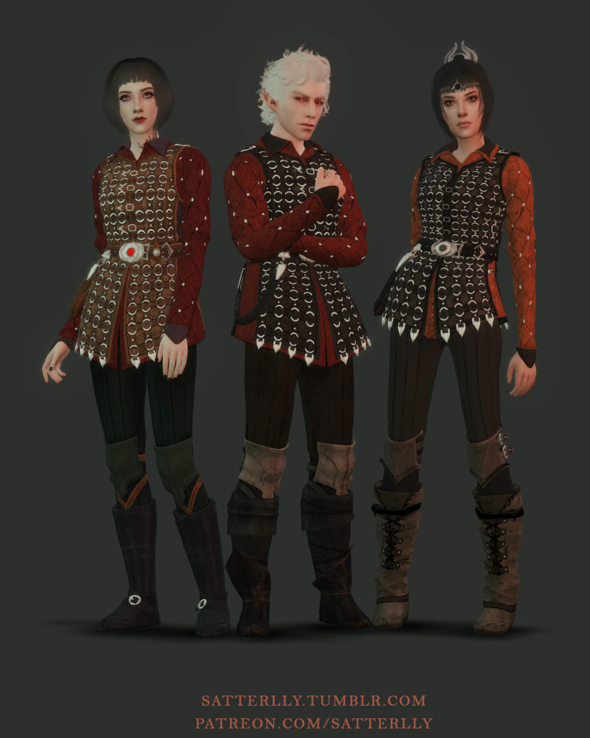 The Sims 4 satterlly baldurs gate 3 minthara outfit new