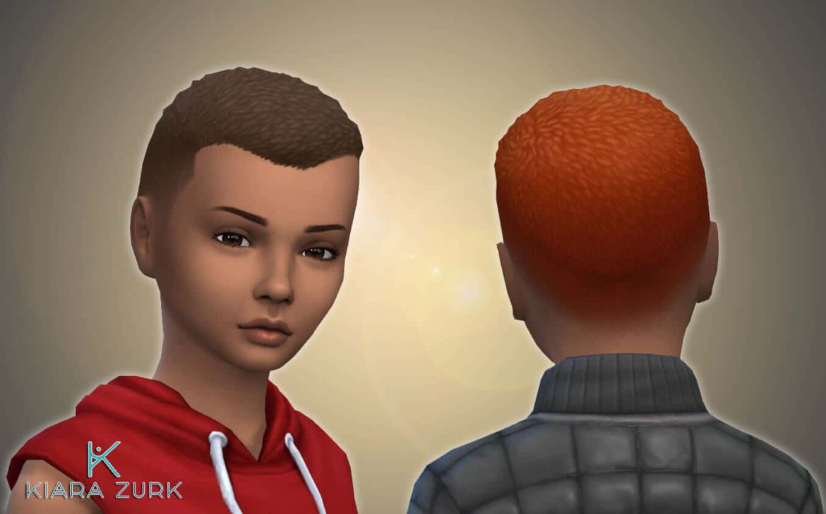 The Sims 4 Short Fade Hair Conversion at My Stuff Origin