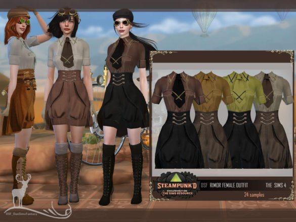 the sims 4 steampunk available rimor female