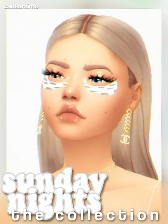 The Sims 4 sunday nights collection a skincare collection