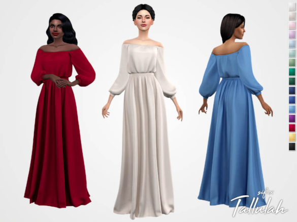 The Sims 4 Tallulah Dress by Sifix