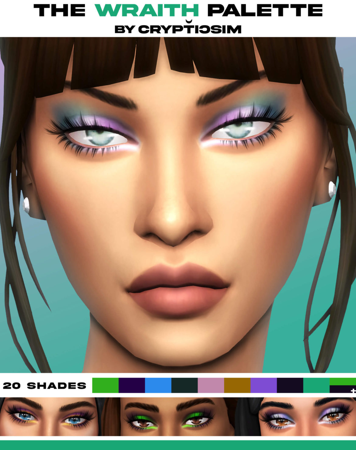 The Sims 4 the wraith palette eyeshadow