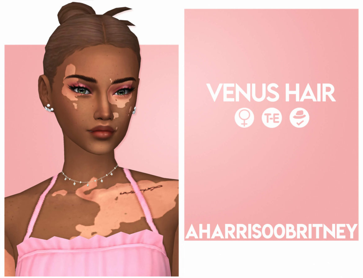 Venus Hair simple mesh edit 2 versions