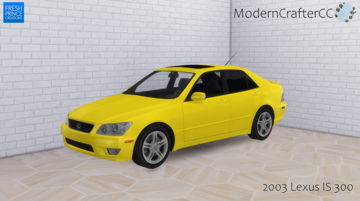 The Sims 4 2003 Lexus IS 300 at Modern Crafter CC